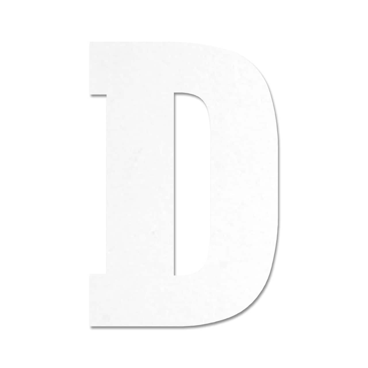 6 Pack: 13" White MDF Uppercase Letter by Make Market®